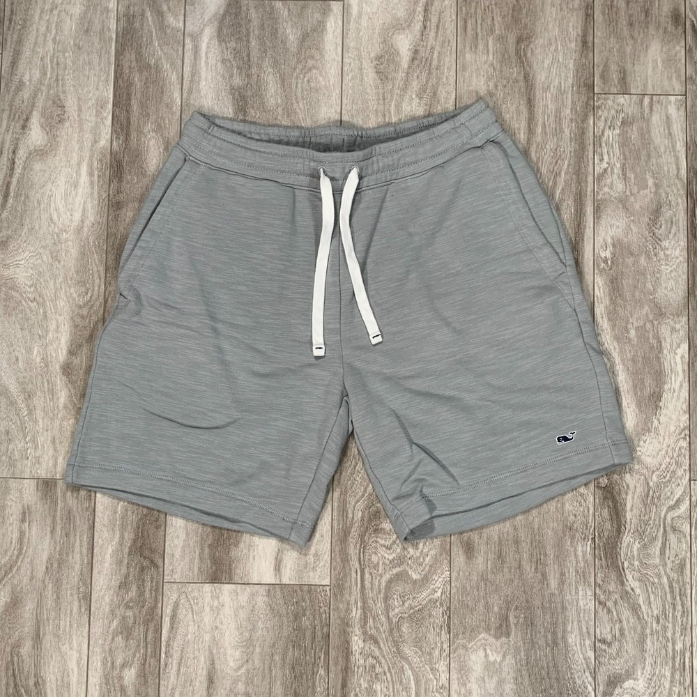 Vineyard Vines Shorts Mens Size Small Gray Drawstrings Stretch Golf Performance
